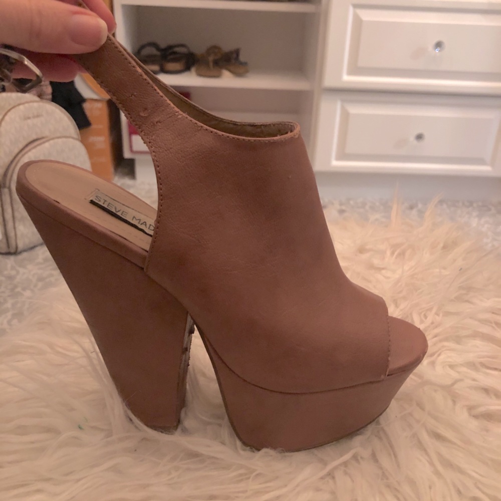 Steve Madden platform block heel